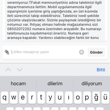 Migros Sorunumu Burada Çözmediği Takdirde Gerekli Yerlere Başvuracağım