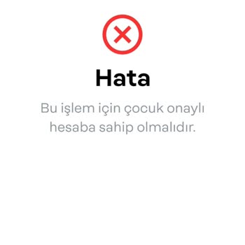 Papara Veli Onayı Hatası