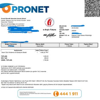 Pronet Mücbir Sebep Dinlemez