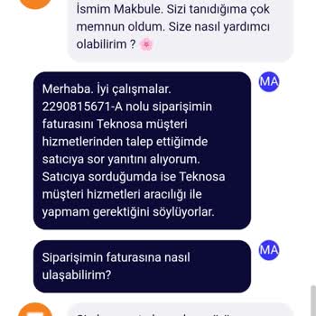 Teknosa Satış Sonrası Hizmet Vermiyor