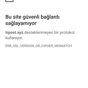 Adres Sorunu Alıyorum