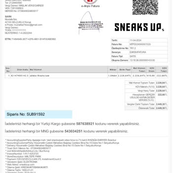 Sneaks Up Ayakkabı İade&Değişim Sorunu