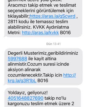 Aras Kargo Kargom Yok Oldu