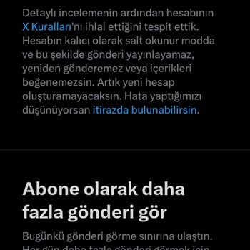 Twitter Hesabım Askıya Alındı