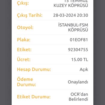 HGS Geçmediğim Yerden Ücret Kesilmesi.