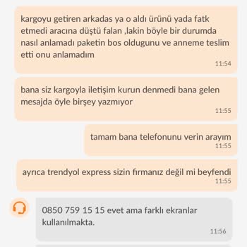 Trendyol Express Trendyol Expres Bana Boş Kargo Paketi Gönderdi