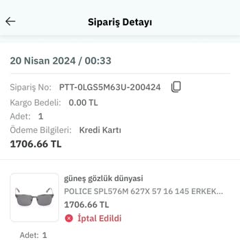 PttAVM Çevrimiçi Alışveriş Sitesinde Sipariş İptali Ve Fiyat Güncellemesi Sorunu