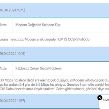 Kablo Net Sorun Şebeke Kaynaklı Olduğu Halde 100 TL. Ücret Kesti