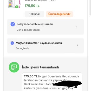 Hepsiburada Teslim Edilmeyen Sipariş