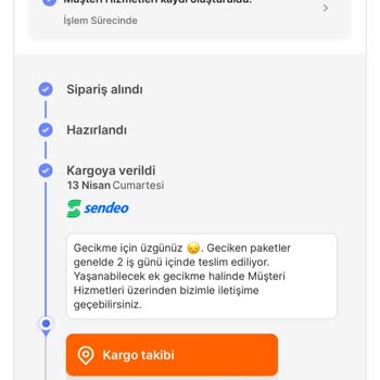 Sendeo Firmasının Kargo Teslim Problemleri