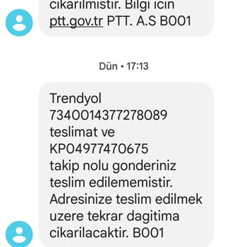PTT Kargo Kargomun Teslim Edilmemesi