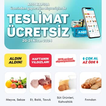 A101 Bulunduğunuz Bölgeye Hizmet Veremiyoruz Diye Yazıyor