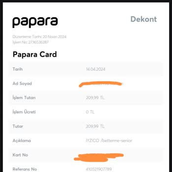 Papara'dan İznim Olmadan Para Çekildi