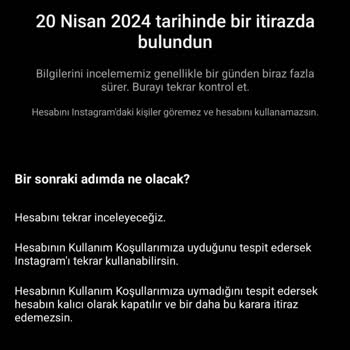 Instagram Hesabım Askıya Alındı