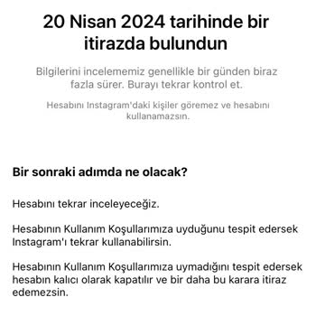 Instagram Hesabım Askıya Alındı