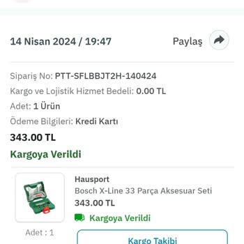 Epttavm Ürünü Dağıtımda Görünmesine Rağmen Göndermedi Ve Göndermiyor