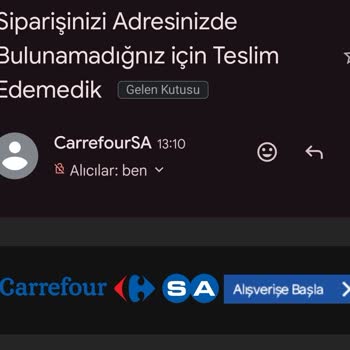 Carrefour SA Dan Adreste Bulamadım Yalanı