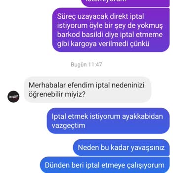 Lntstep Sahte Ayakkabı Müşteri Hizmetleri Çok Kötü İlgisiz