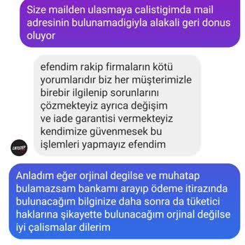 Lntstep Sahte Ayakkabı Müşteri Hizmetleri Çok Kötü İlgisiz