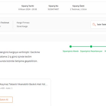 Sürat Kargo Kargo Teslim Sorunu