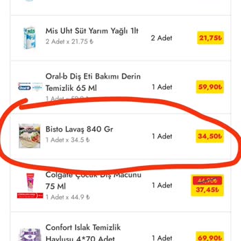 Şok Cepte Sok Eksik Ürün Sipari Geç Gelme