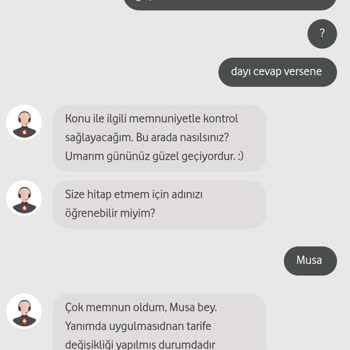Vodafone İzinsiz Yeni Tarifeye Geçme