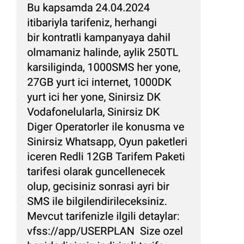 Vodafone Taahhüt Sürem Bitmeden Onayım Olmadan Fiyat Ve Tarifem Yükseltiliyor