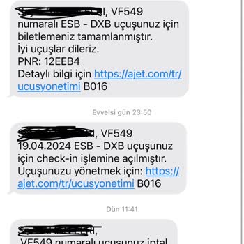 Ajet Uçuş İptal Etti Yaklaşık 40.000 TL Harcamalarımız Yandı.