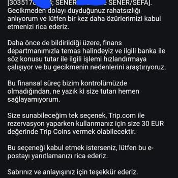 Trip.com İle Yaşanan Tatsız Seyahat Deneyimi