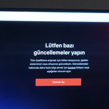 Yeni Onvo TV'de Netflix Giriş Sorunu Ve Çözüm Talebi