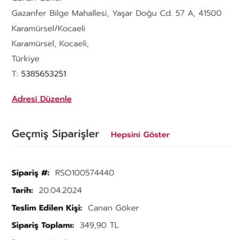 Rossmann Sipariş İptal Edilmiyor