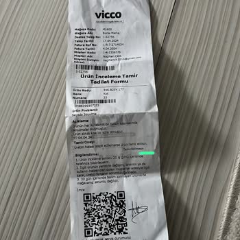 Vicco Ayakkabı 2 Günde Önleri Yıprandı