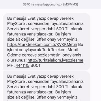 Google Play Telefon Faturamda Beklenmedik Ücretler!