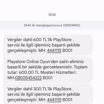 Google Play Telefon Faturamda Beklenmedik Ücretler!