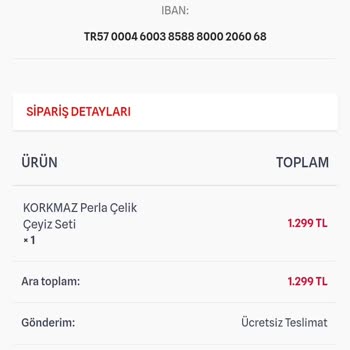 Öz Çeyiz (ozceyiz.com) İnternet Alışverişinde Beklenmedik Sorunlar