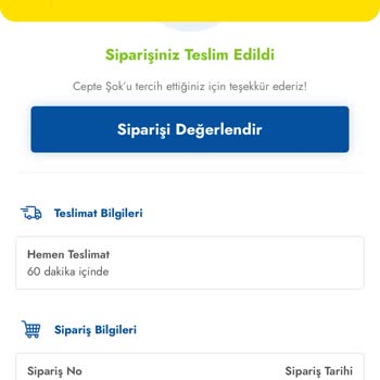 Cepte Şok Uygulaması Eksik Ürün Gönderimi