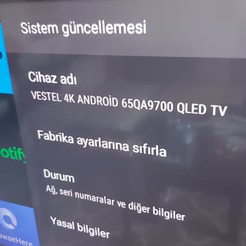 Vestel 65QA9700 QLED Kumanda Tepkime Süresi Düzensiz