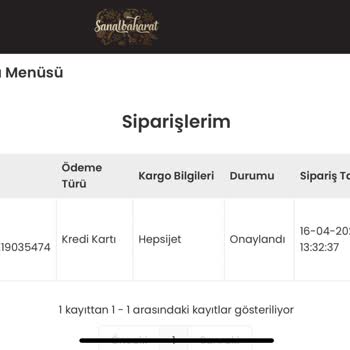 Sanalbaharat.com Sipariş Gecikmesi, İlgisizlik