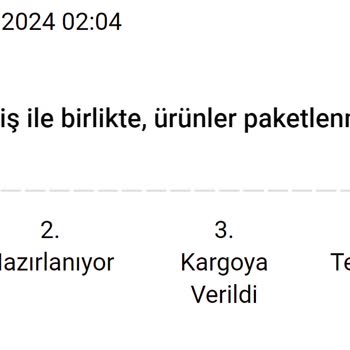 Koton Siparişin Hazırlanmaya Başlamaması Ve Kargoya Verilmemesi