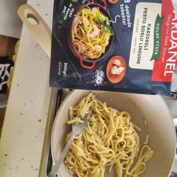 Dardanel Karides Olmayan Karidesli Pesto Linguine