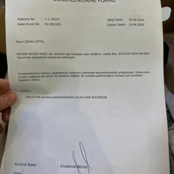 Boyner Alışveriş Sonrası Mağdur Ediyor