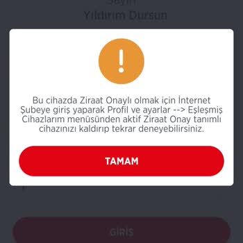 Ziraat Bankası Ziraat Mobile Giremiyorum