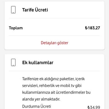 Vodafone Haksız Ek Paket Ücreti Alıyor