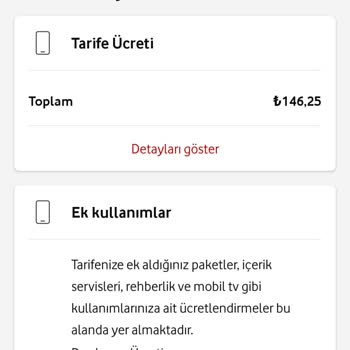 Vodafone Haksız Ek Paket Ücreti Alıyor