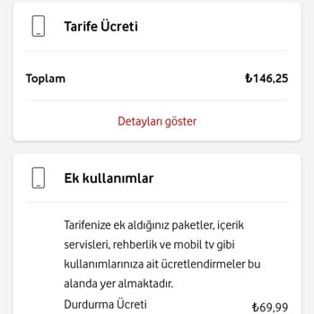 Vodafone Haksız Ek Paket Ücreti Alıyor