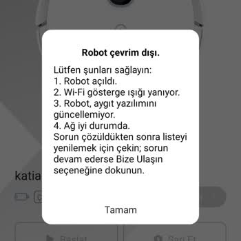 Yeedi Robot Haritalama Siliniyor