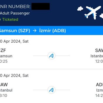 Ajet Check-in Yaptığım Uçuşa Alınmadım.