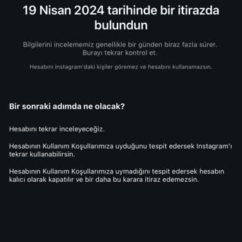 Instagram Kullanım Koşulları İtirazı