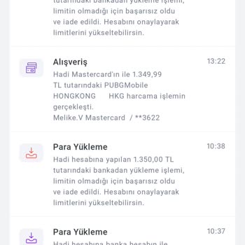 Hadi - TOMBANK Hadi Para İadesi
