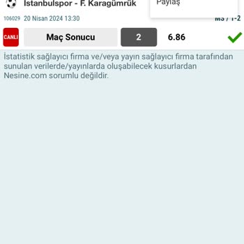 Nesine Kazanan Kuponumun Sebepsiz Yere İptali